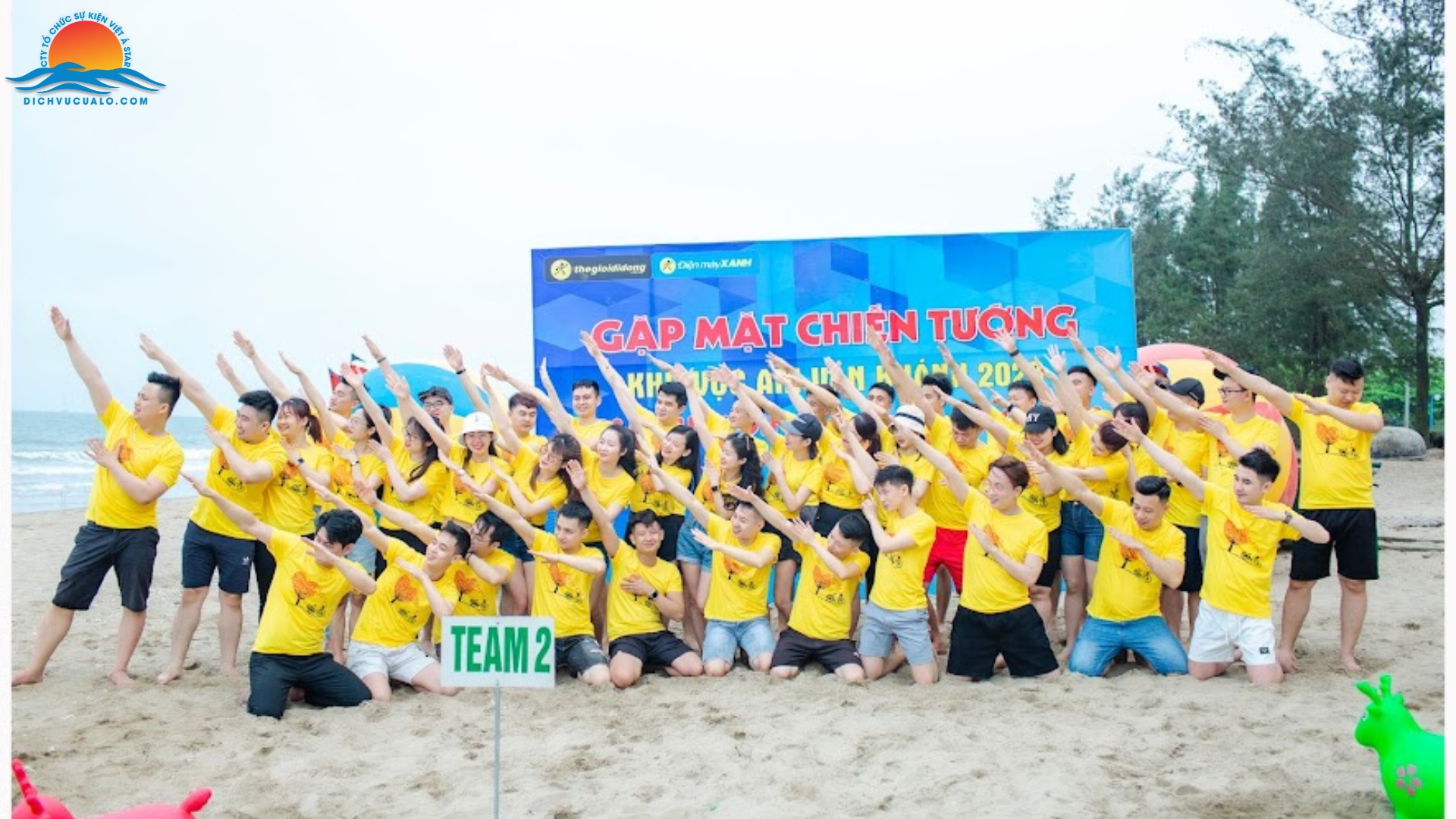 Tổ chức sự kiện teambuilding biển Cửa Lò